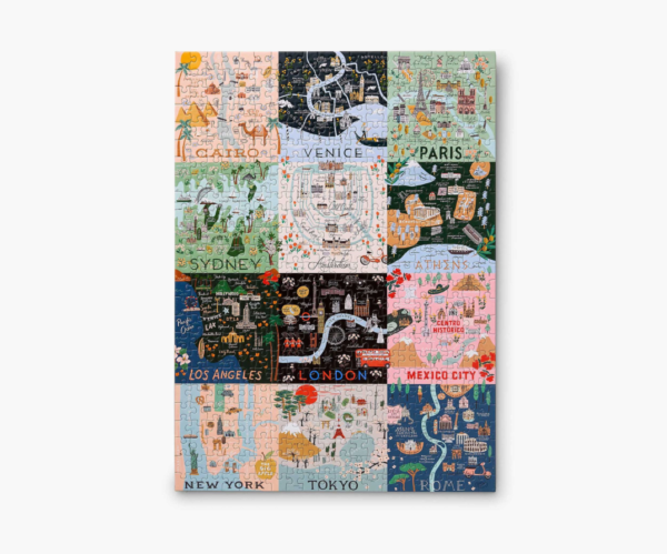 Maps Jigsaw Puzzle Rifle Paper Co