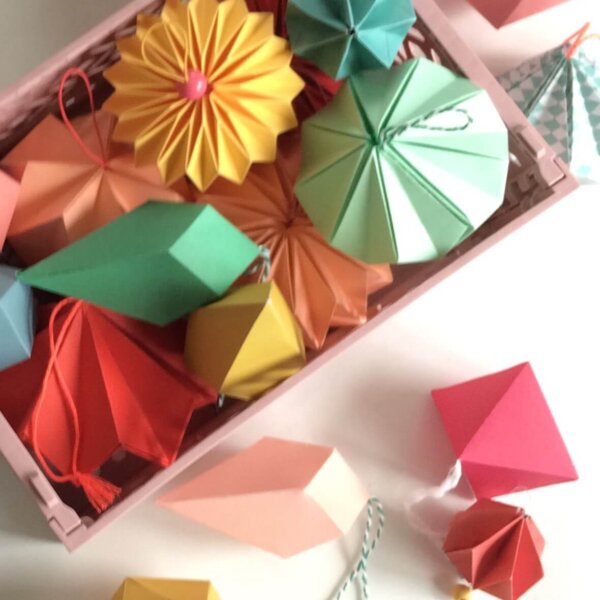 workshop origami kerstversiering