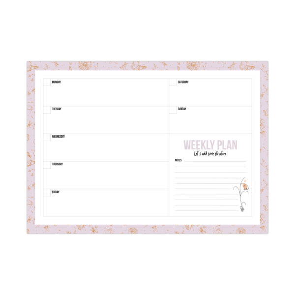 weekly planner flying fortune studio stationery